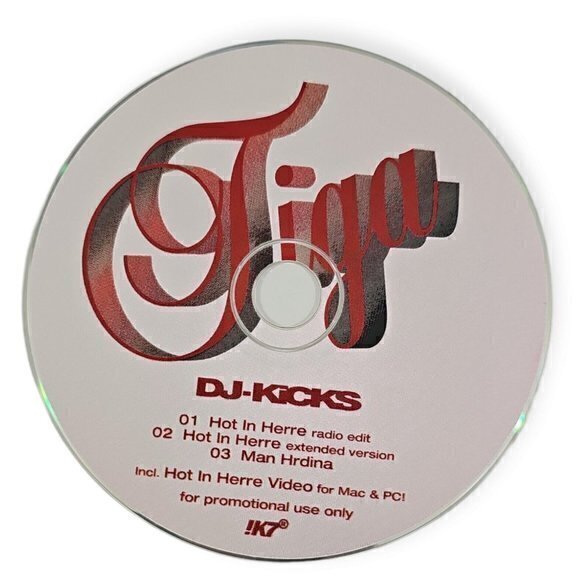 Tiga - DJ-KiCKS - Hot In‎ Herre - Man HRDINA [Promotional CD Single] - Picture 3 of 3